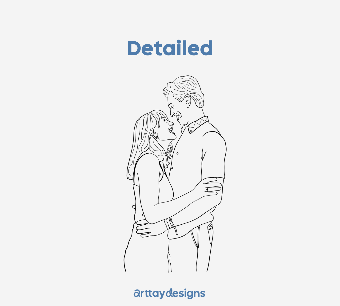 Custom Line Art Portrait