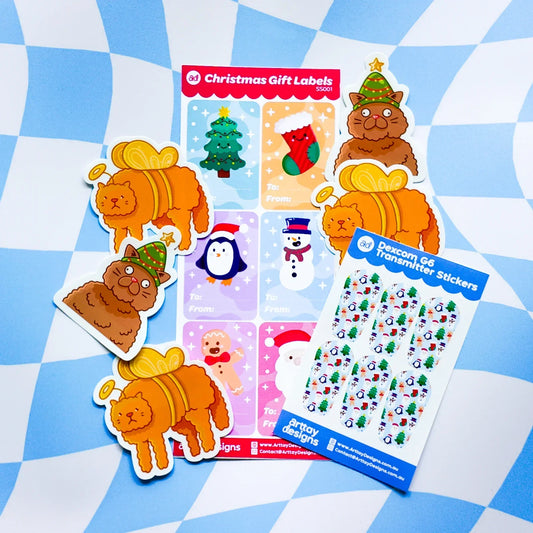 Get Festive with Our Adorable Christmas Sticker Collection