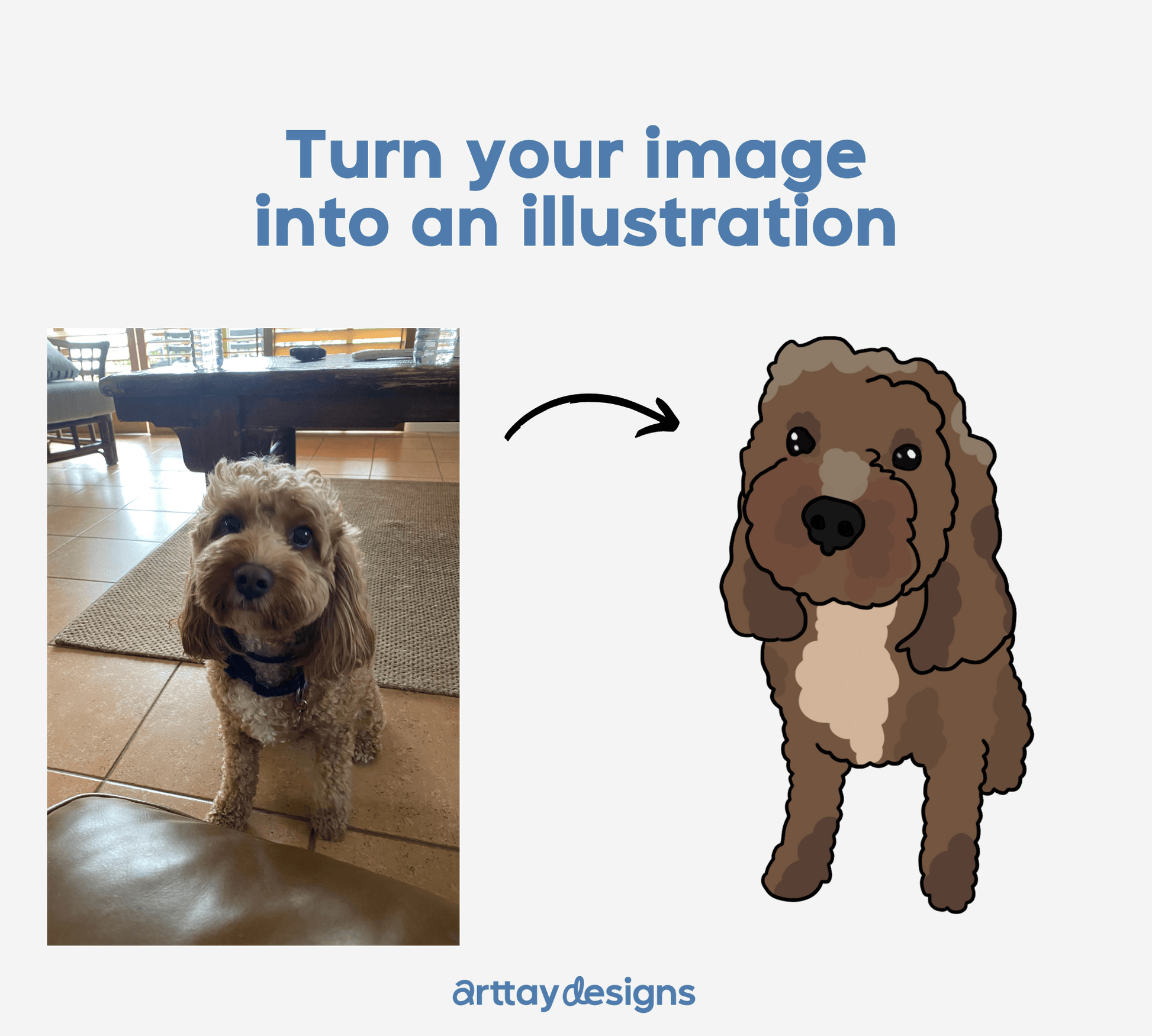 Custom Pet Portrait - Arttay Designs