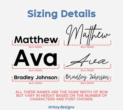 Custom Username Vinyl Decal Sticker