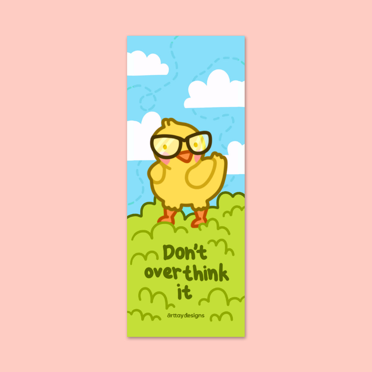 Motivational Duck Bookmark