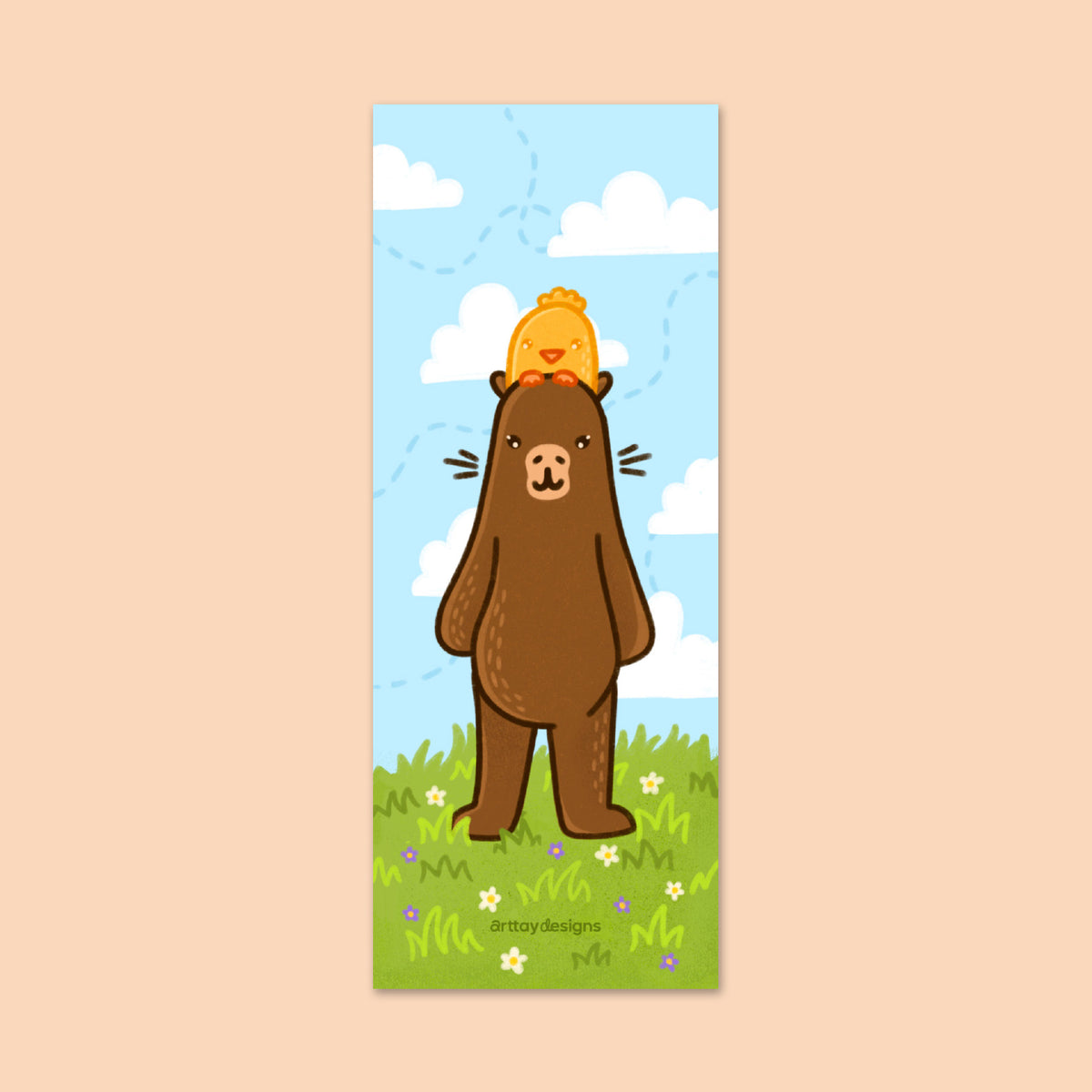 Tom the Capybara Bookmark