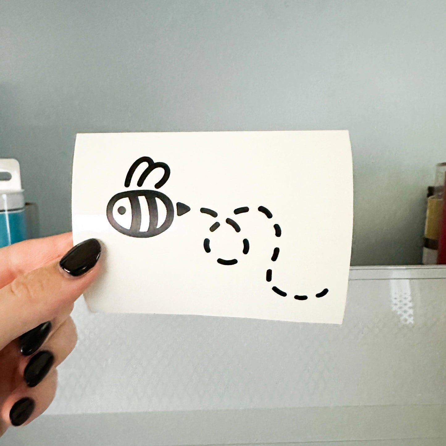 Bee Mirror Decal Sticker - Arttay Designs