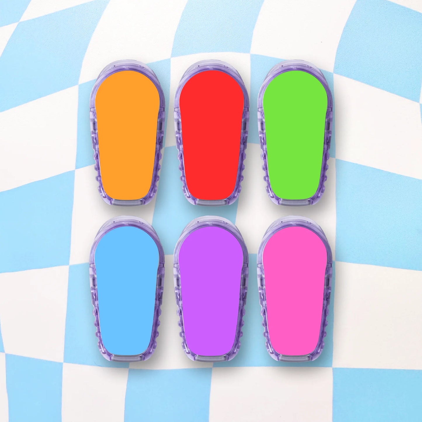 Bright Colours Diabetes Device Stickers