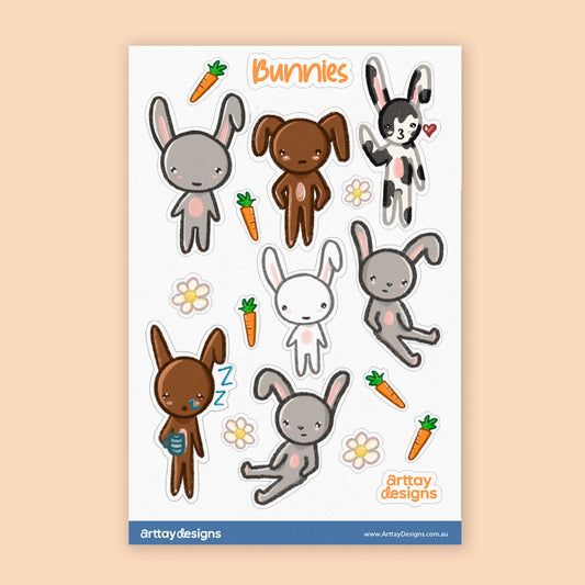 Bunnies Sticker Sheet