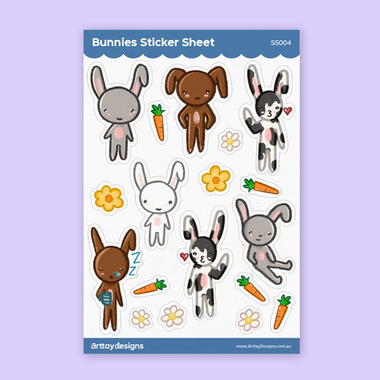 Bunnies Sticker Sheet