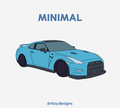 Custom Car Drawing
