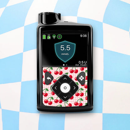 Cherries Diabetes Device Stickers