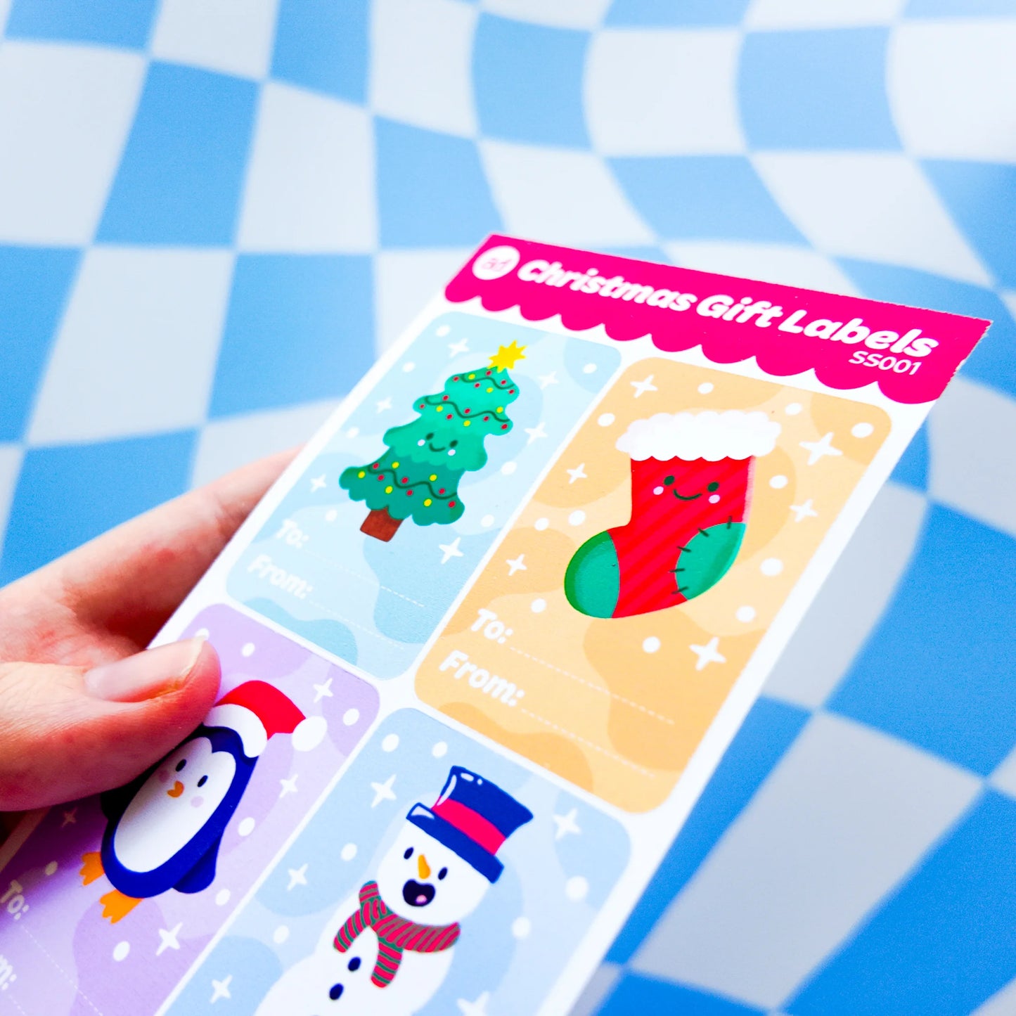 Christmas Gift Sticker Labels