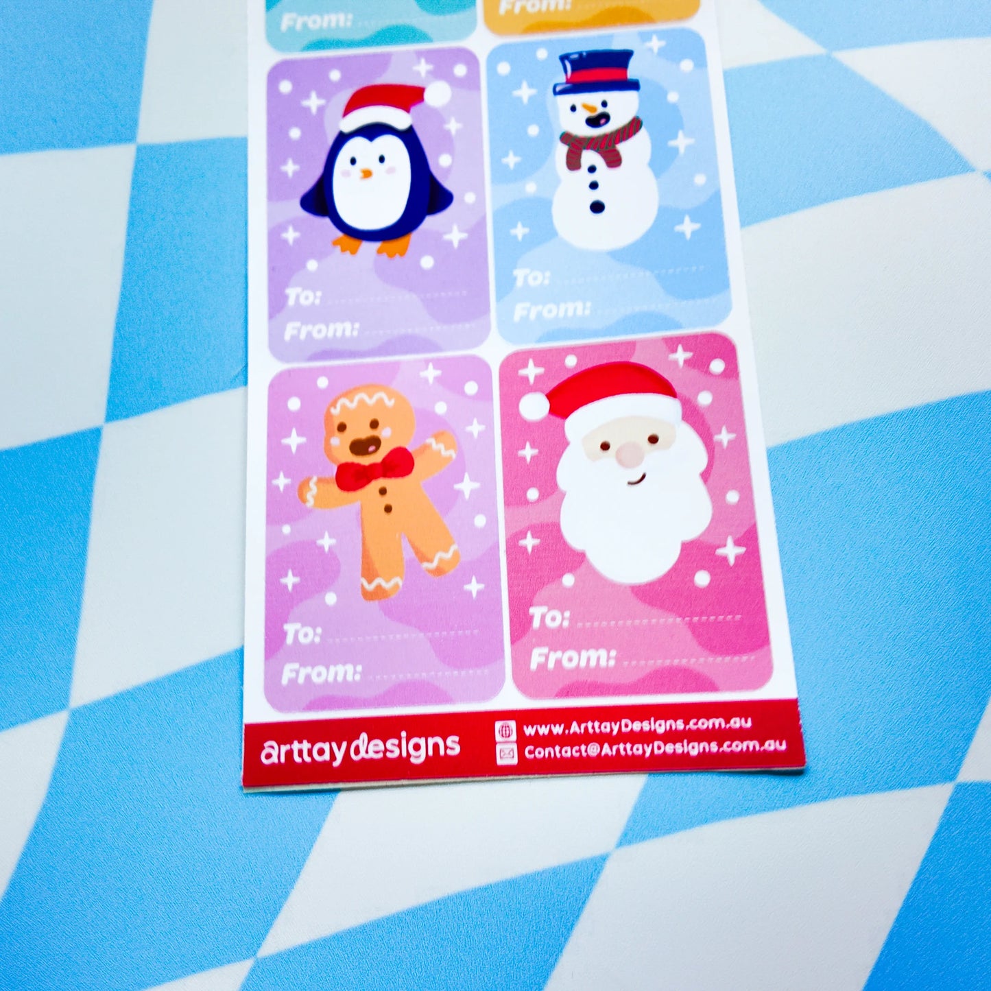 Christmas Gift Sticker Labels