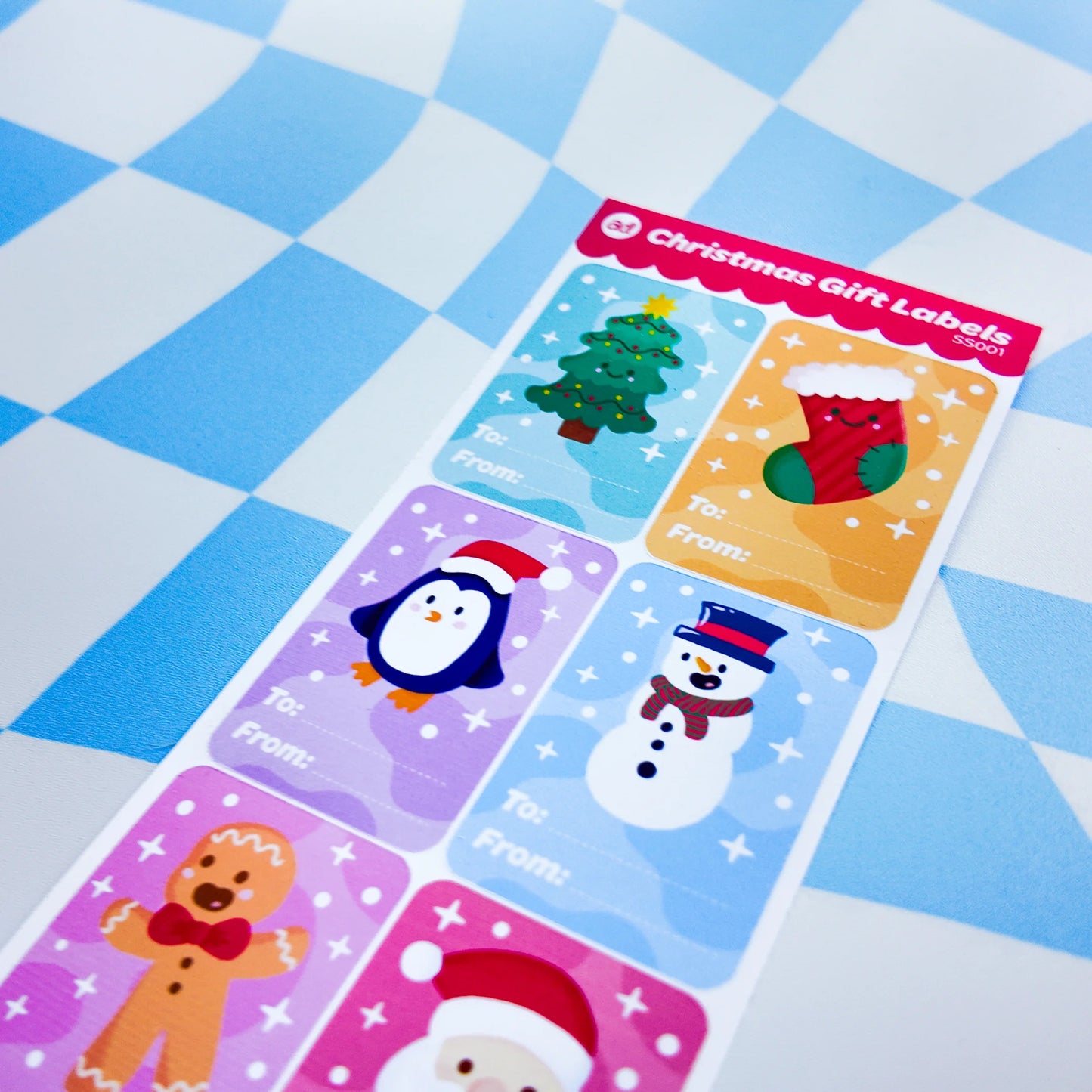 Christmas Gift Sticker Labels