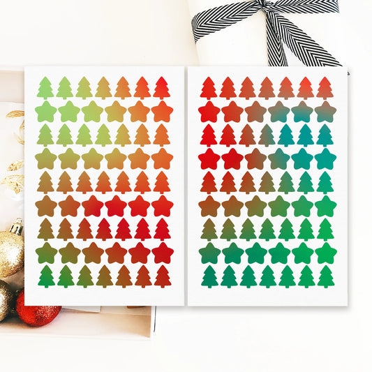 Christmas Deco Sticker Sheets - 2 Pack