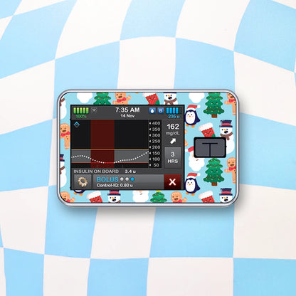 Christmas Diabetes Device Stickers