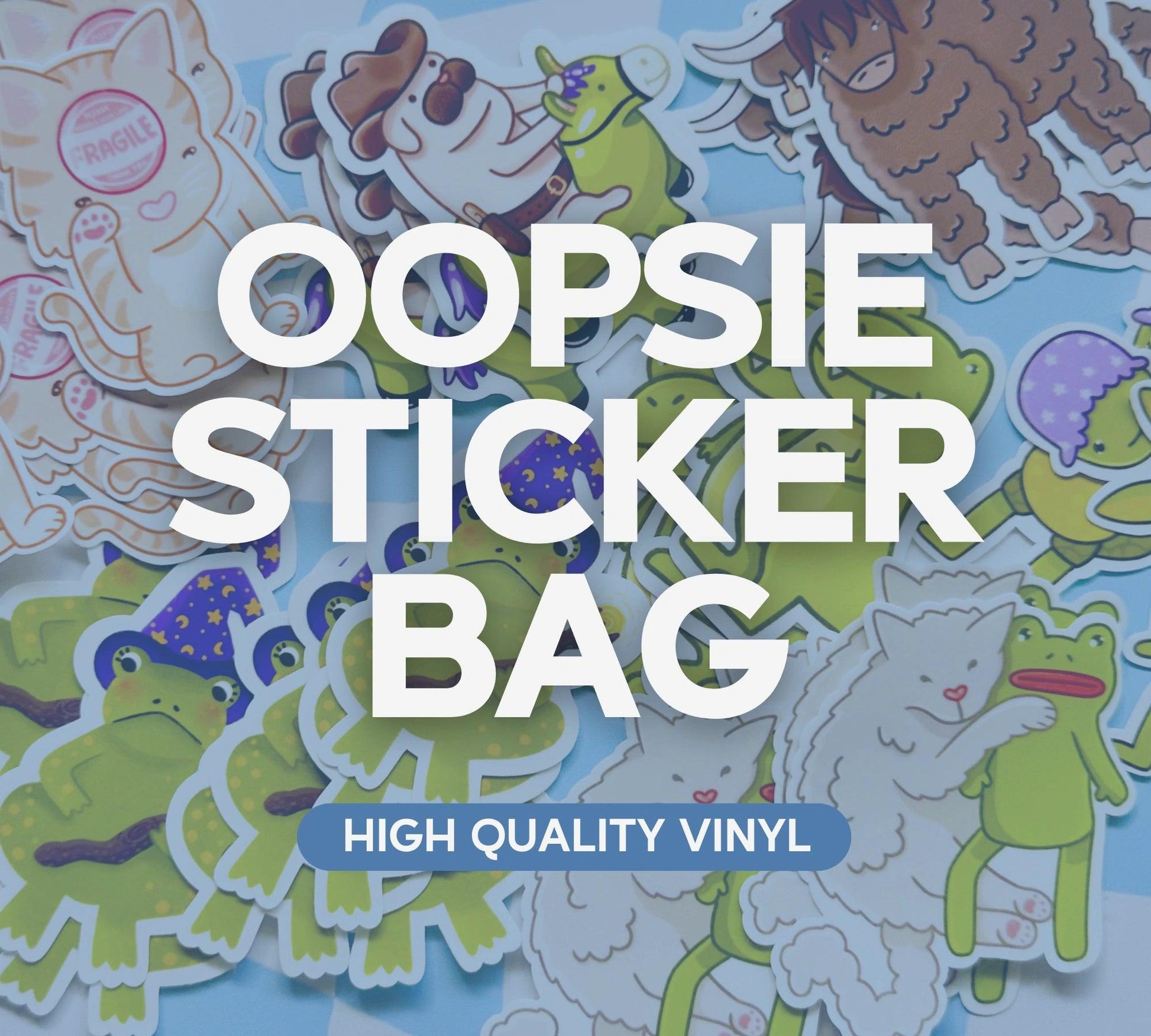 Oopsie Bag With 5 Mystery Stickers - Arttay Designs