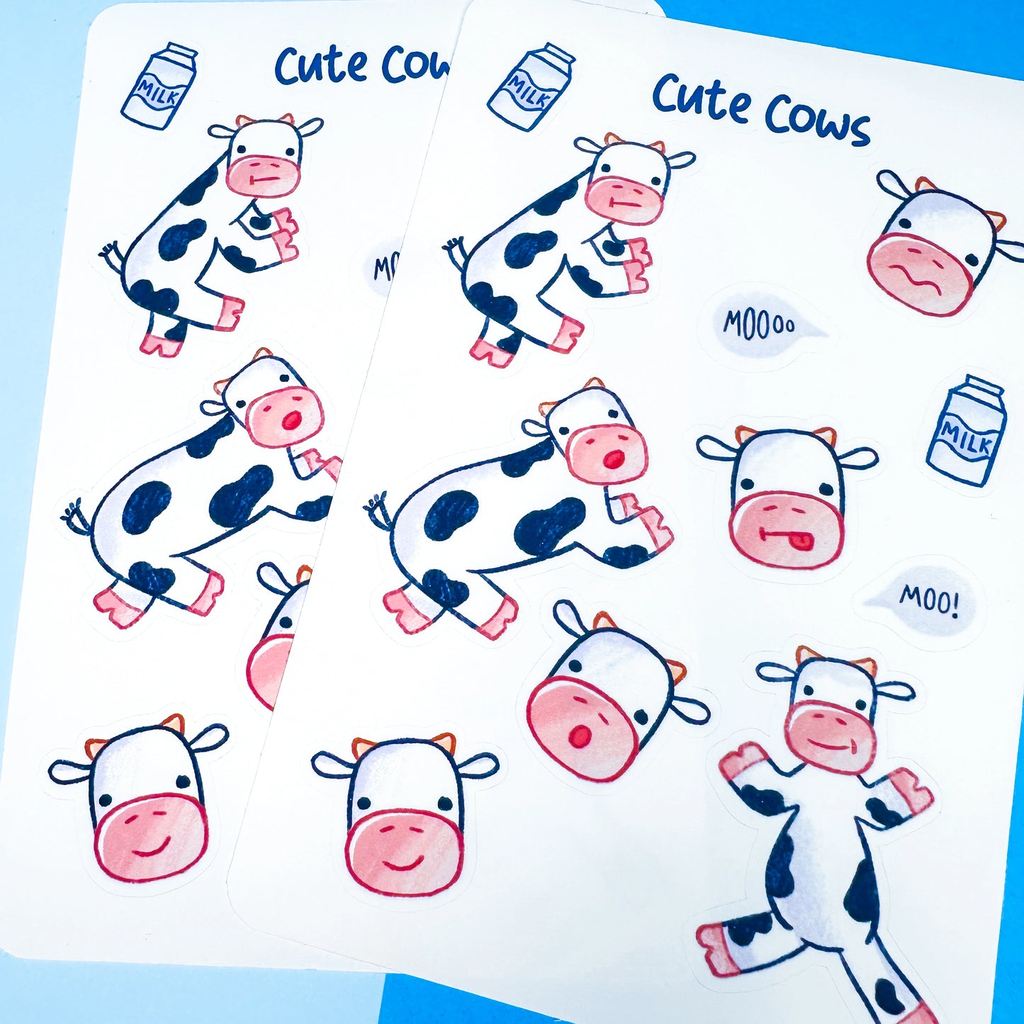 Cows Sticker Sheet