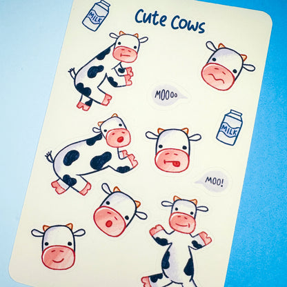 Cows Sticker Sheet