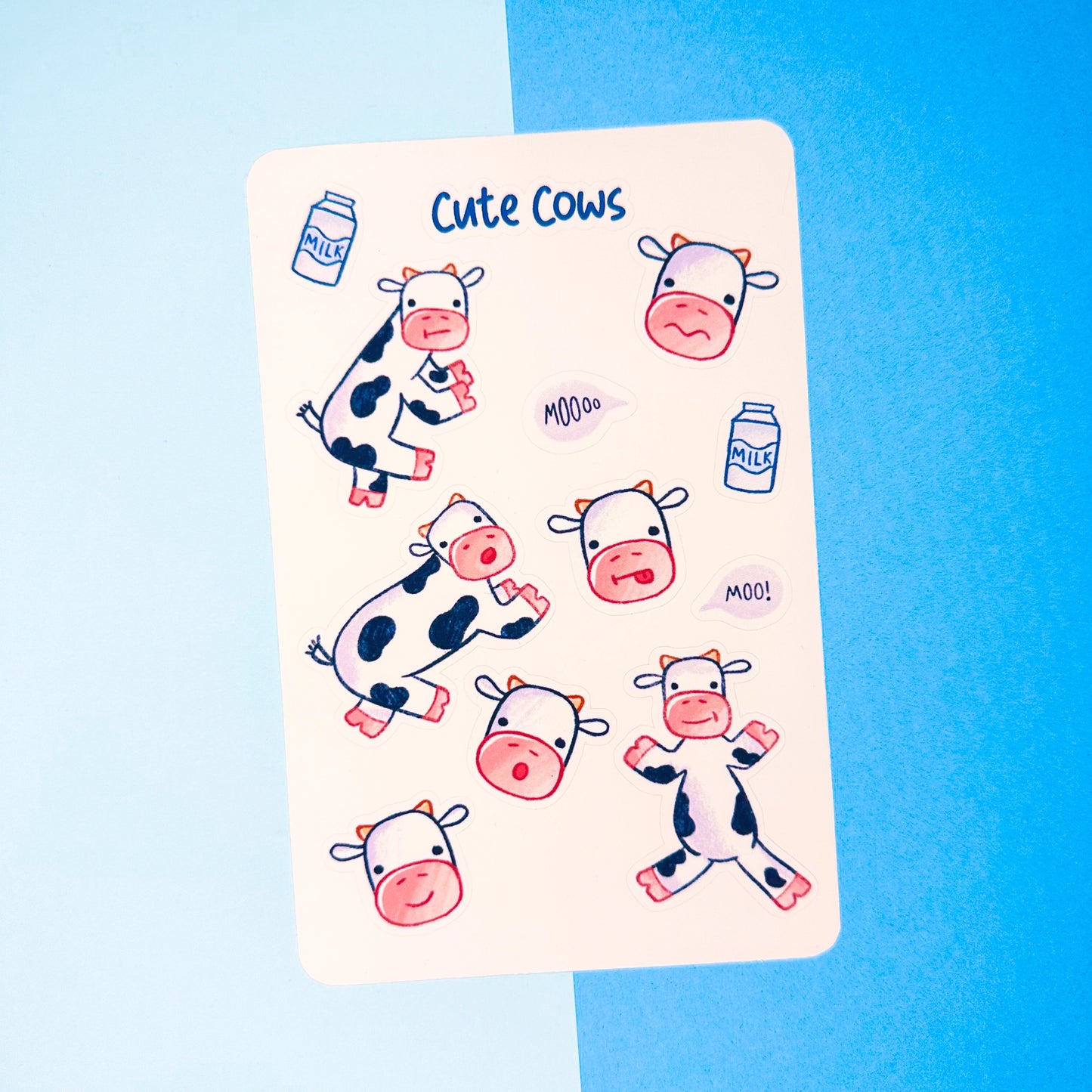 Cows Sticker Sheet