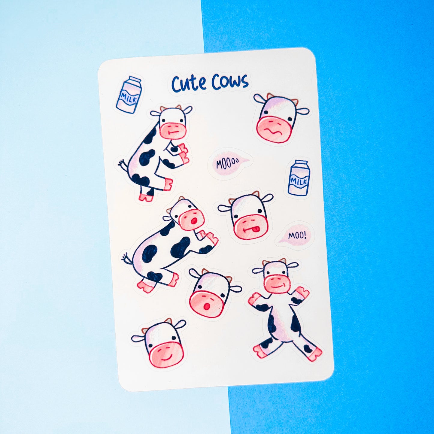 Cows Sticker Sheet