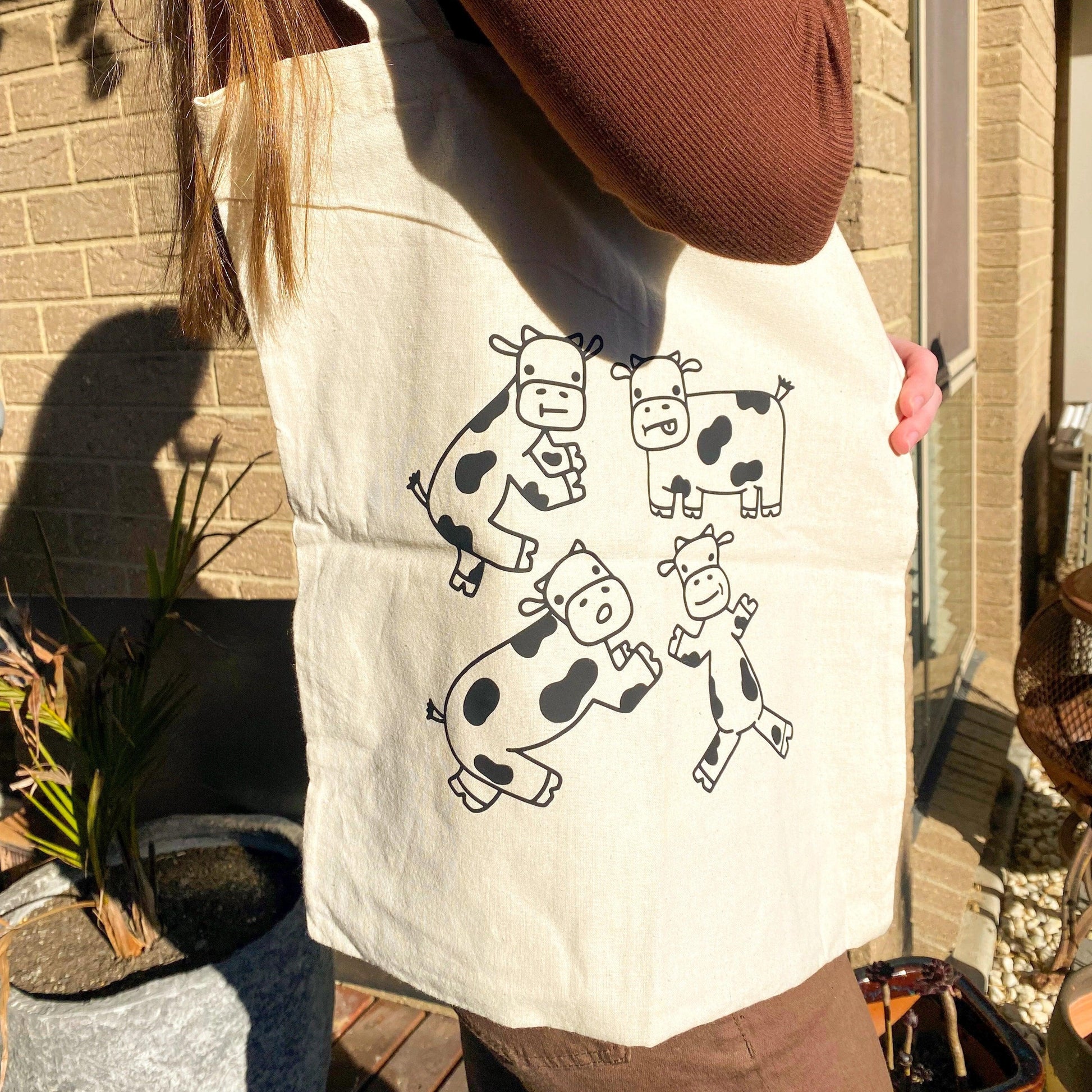 Cow Tote Bag - Arttay Designs