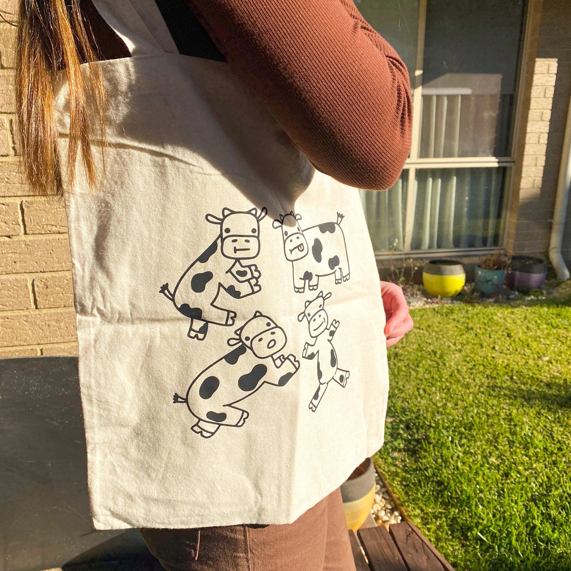 Cow Tote Bag - Arttay Designs