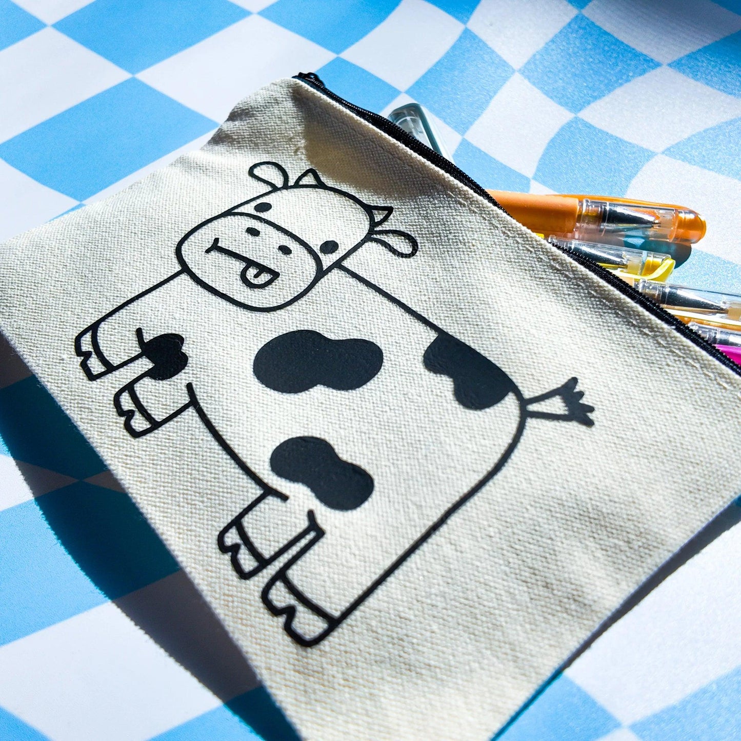 Cow Pencil Case - Arttay Designs