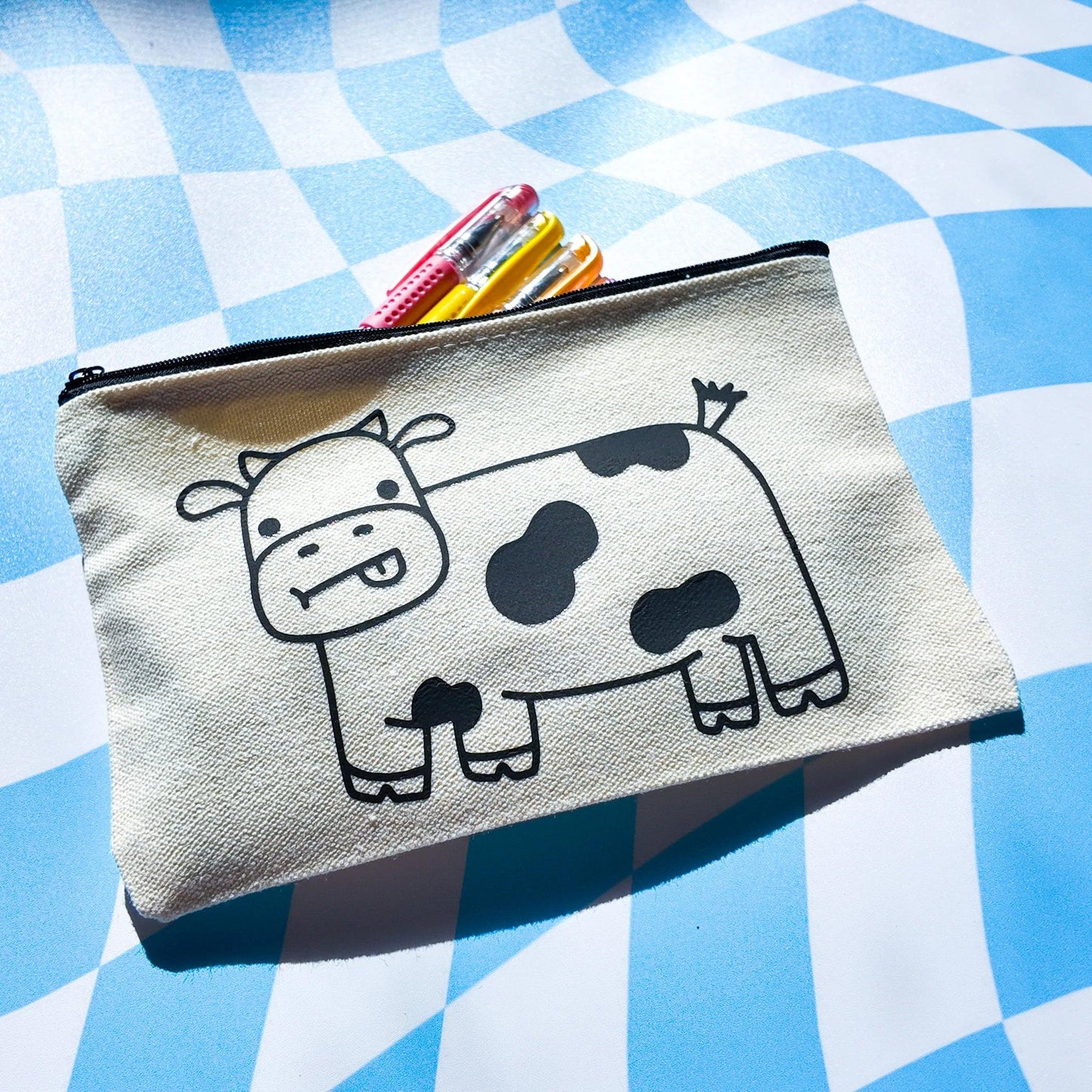 Cow Pencil Case - Arttay Designs