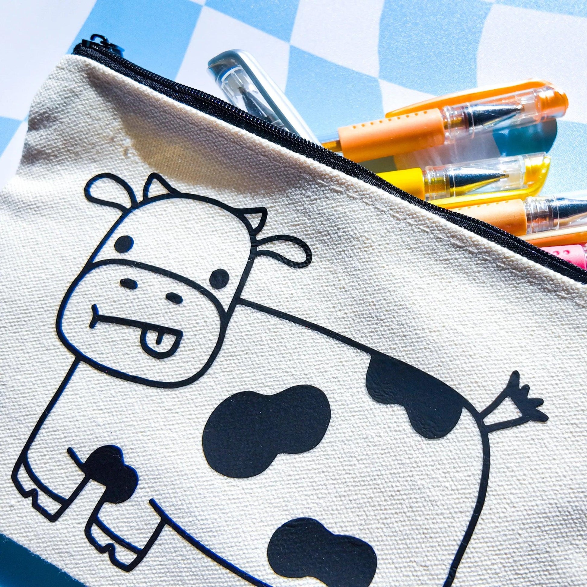 Cow Pencil Case - Arttay Designs