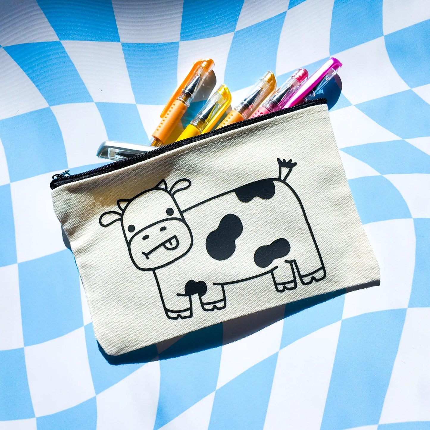 Cow Pencil Case - Arttay Designs