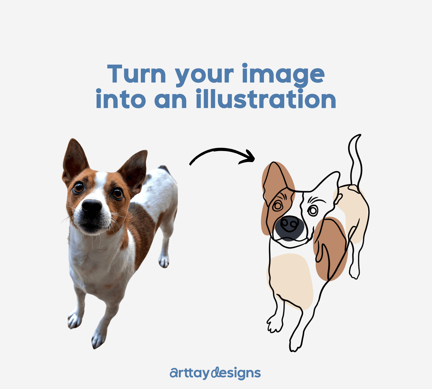 Custom Pet Portrait - Arttay Designs