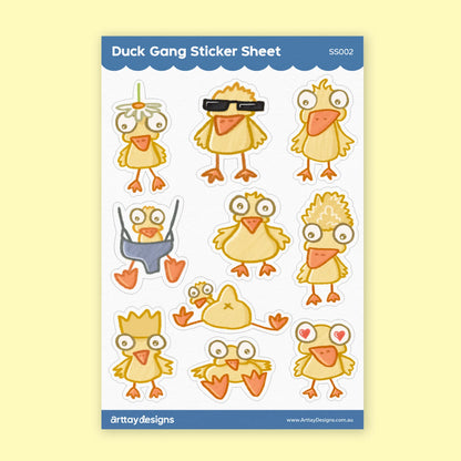 Duck Gang Sticker Sheet