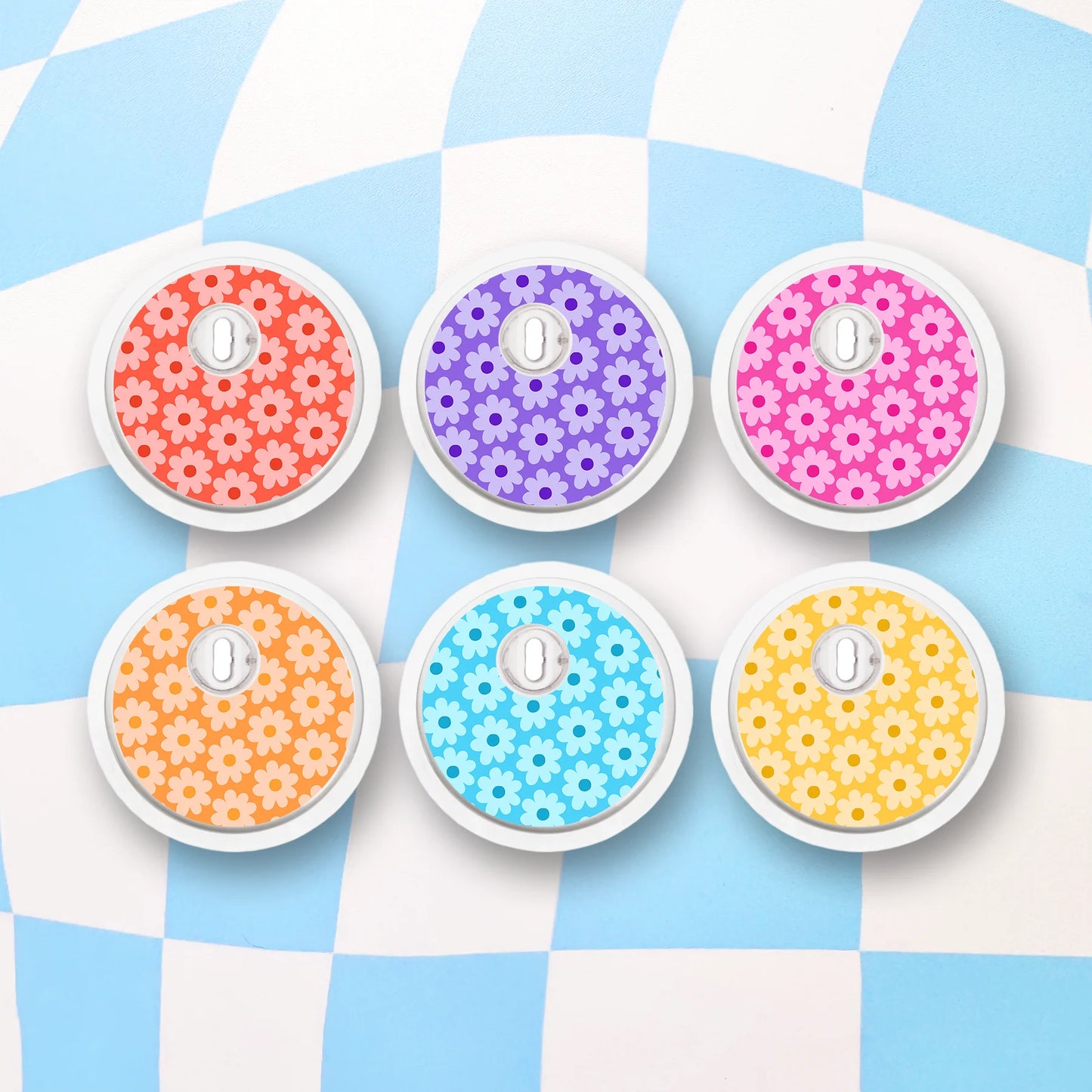 Flowers Freestyle Libre 3 Device Stickers - 6 Pack