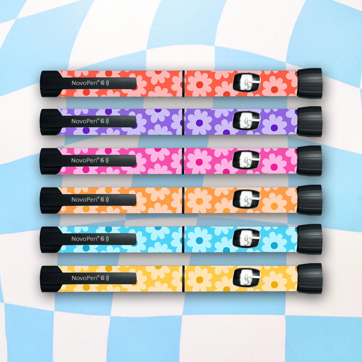 Flowers Novo Pen Device Sticker