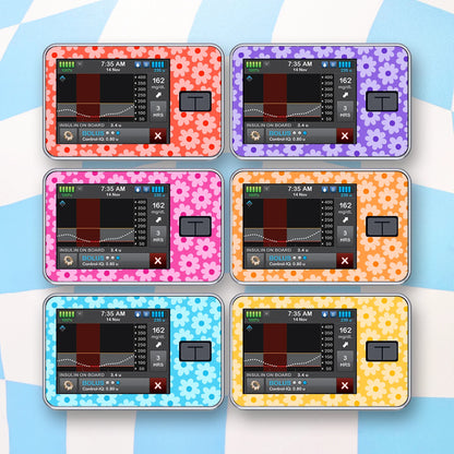 Flowers Tandem Tslim Device Stickers