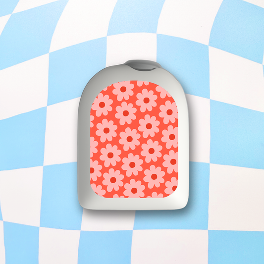 Flowers Omnipod Stickers - 6 Pack