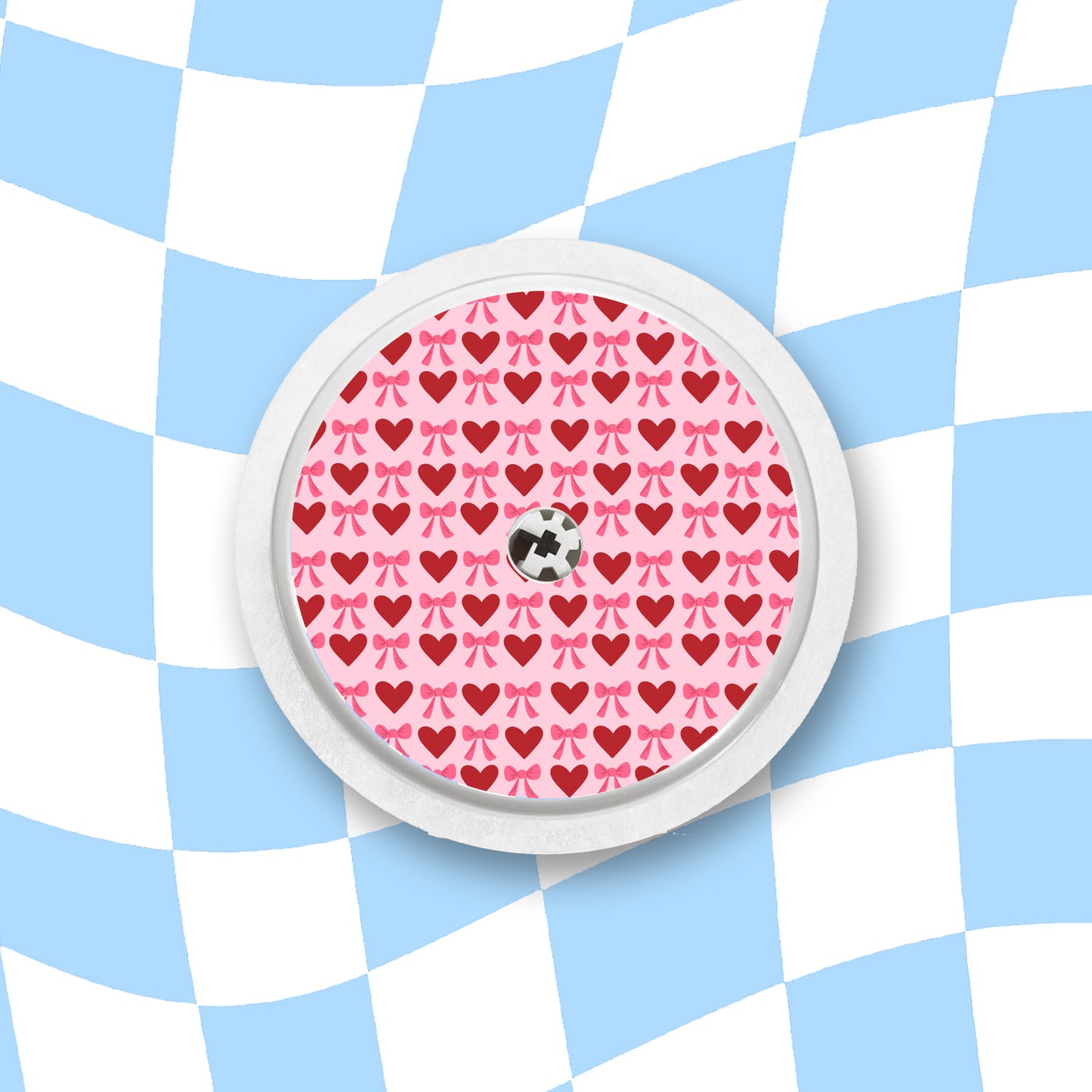 Valentines Diabetes Device Stickers