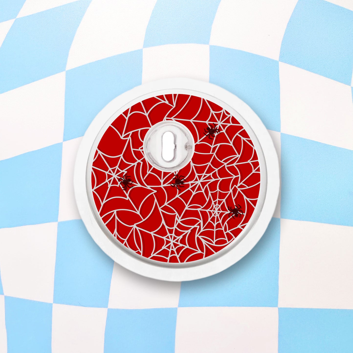 Spider Web Diabetes Device Stickers