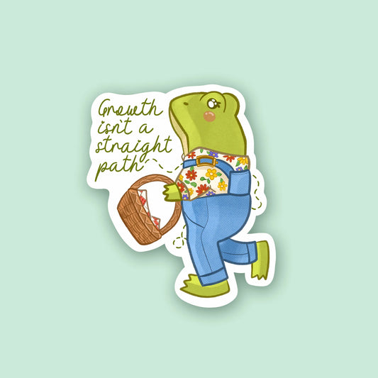 Motivational Picnic Frog Sticker