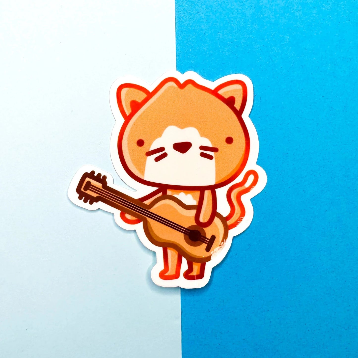 Musical Cat Sticker