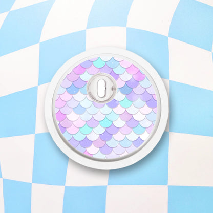 Mermaid Diabetes Device Stickers