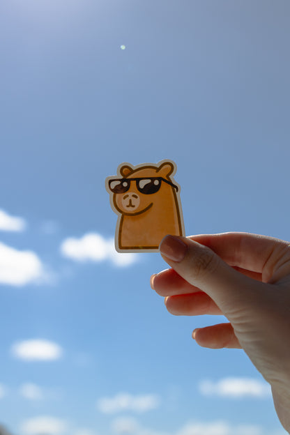 Cool Capy Sticker