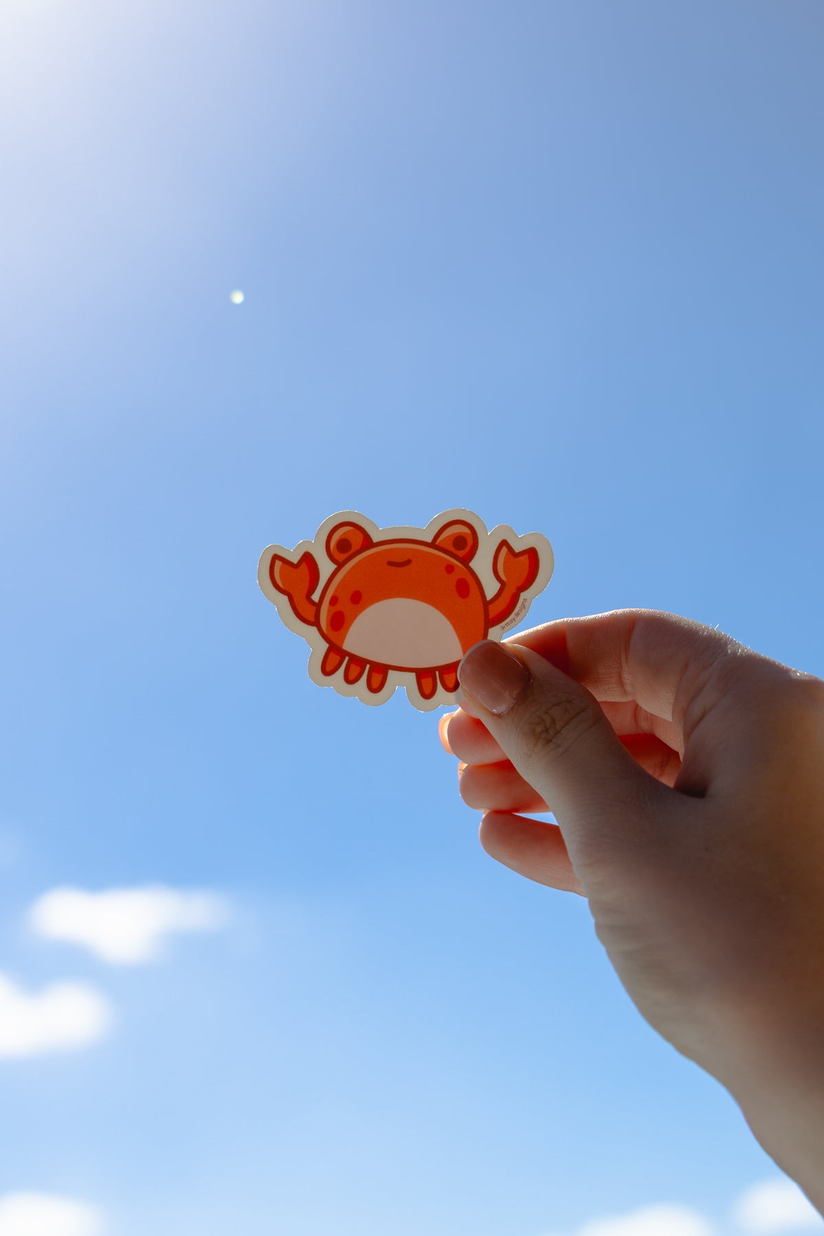 Cute Crab Sticker