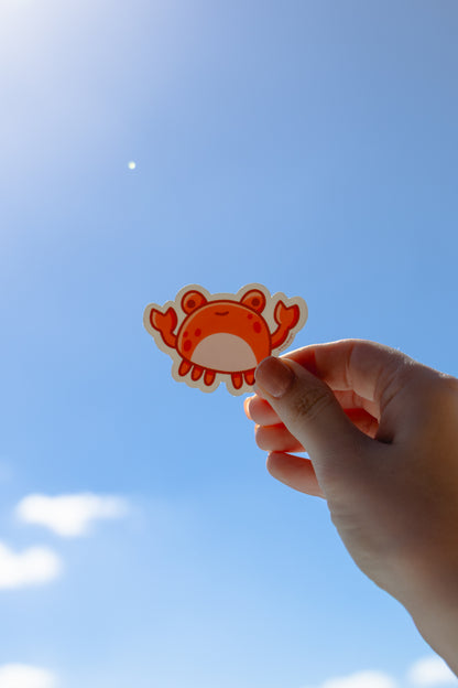 Cute Crab Sticker