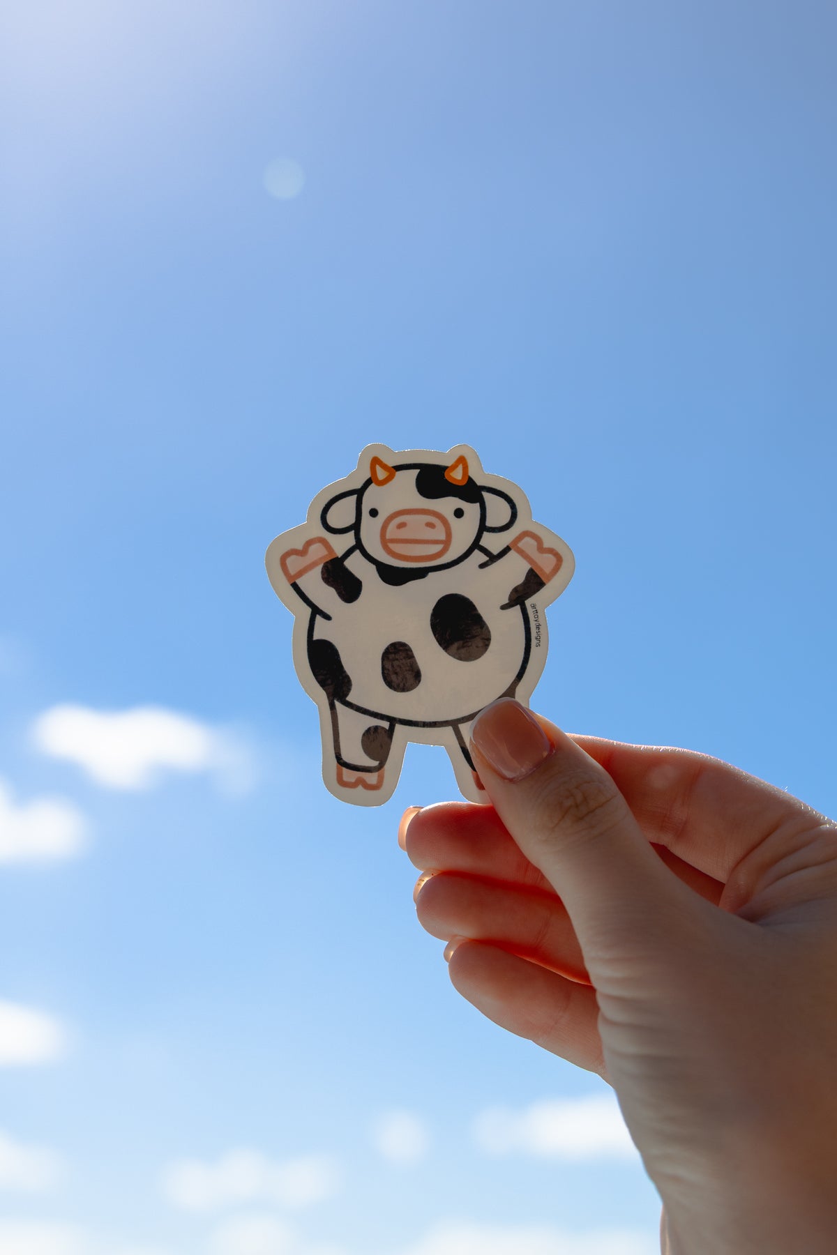 Chubby Cow Sticker