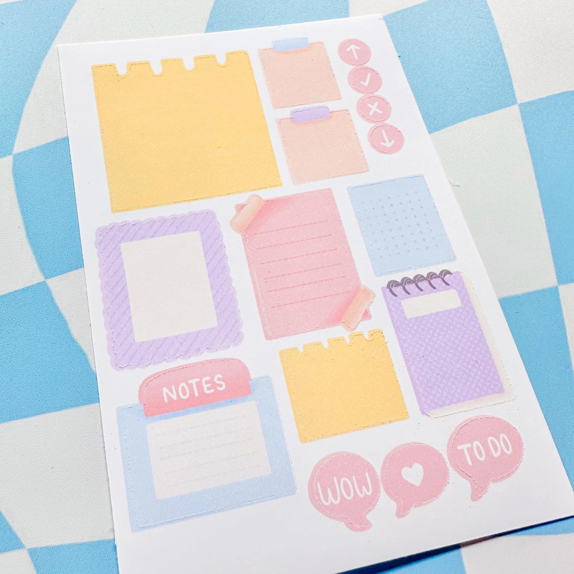 Notes Sticker Sheet โ Arttay Designs