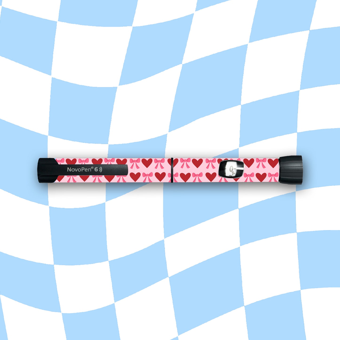 Valentines Diabetes Device Stickers