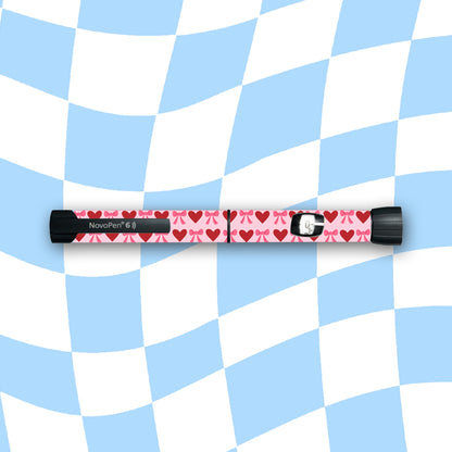 Valentines Diabetes Device Stickers