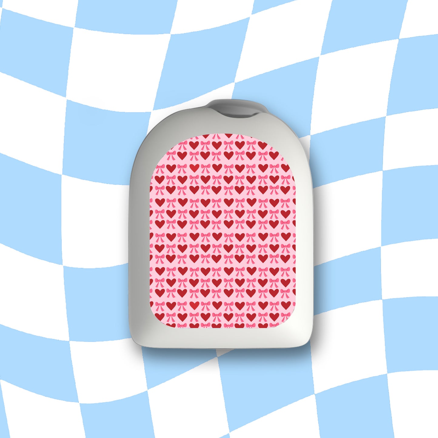 Valentines Diabetes Device Stickers
