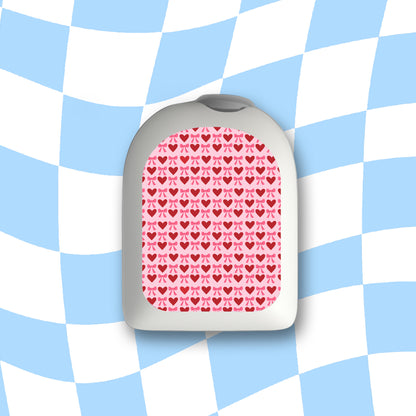 Valentines Diabetes Device Stickers