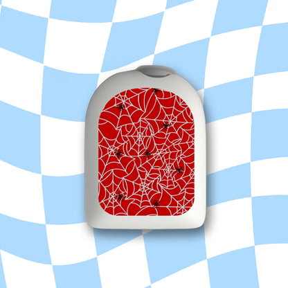 Spider Web Diabetes Device Stickers