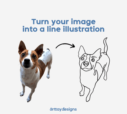 Custom Pet Portrait - Arttay Designs